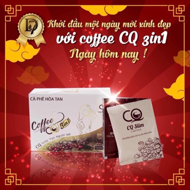 Cafe giảm cân CQ Slim coffee New