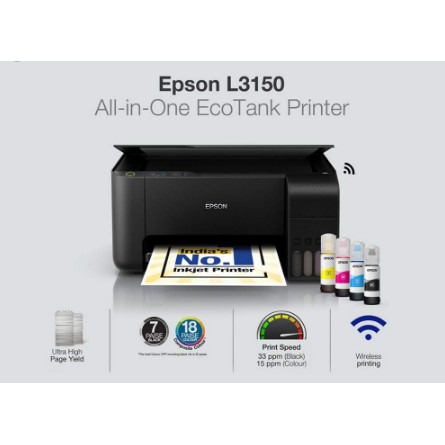 Máy in phun màu đa chức năng không dây EPSON L3150