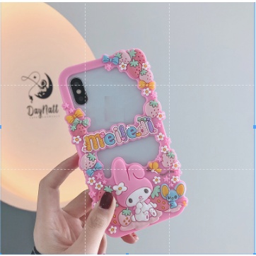 Ốp Điện Thoại Silicon Mềm Hình melody Dâu Tây Dễ Thương Cho Iphone 14 pro MAX 13 pro MAX 12 pro MAX 11 pro MAX X XS MAX XR 6 6s 7 8 Plus