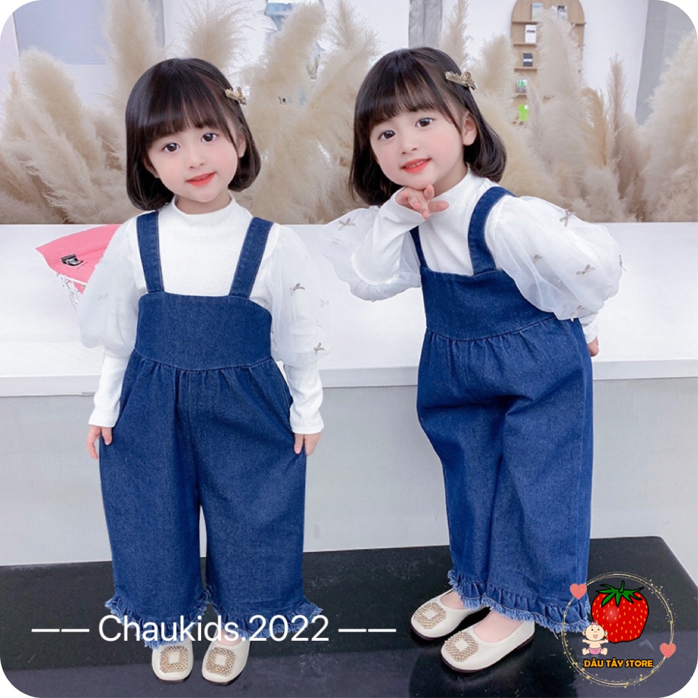 Sét Yếm Jean Trẻ Em Yêm Bò Cho Bé Trai Và Bé Gái Từ 10Kg Đến 21Kg Mặc Đi Chơi Đi Học Thời Trang Trẻ Em