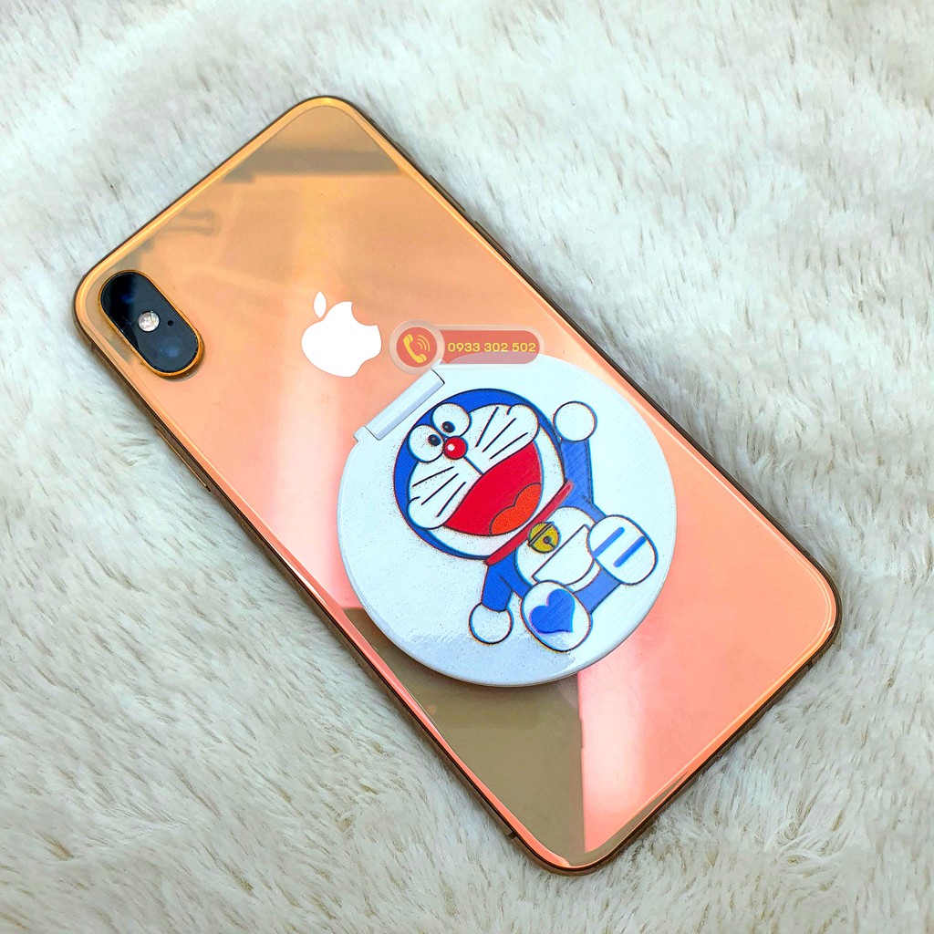 IRing gương cầm tay, dán lưng điện thoại có sẵn keo 2 mặt 3M