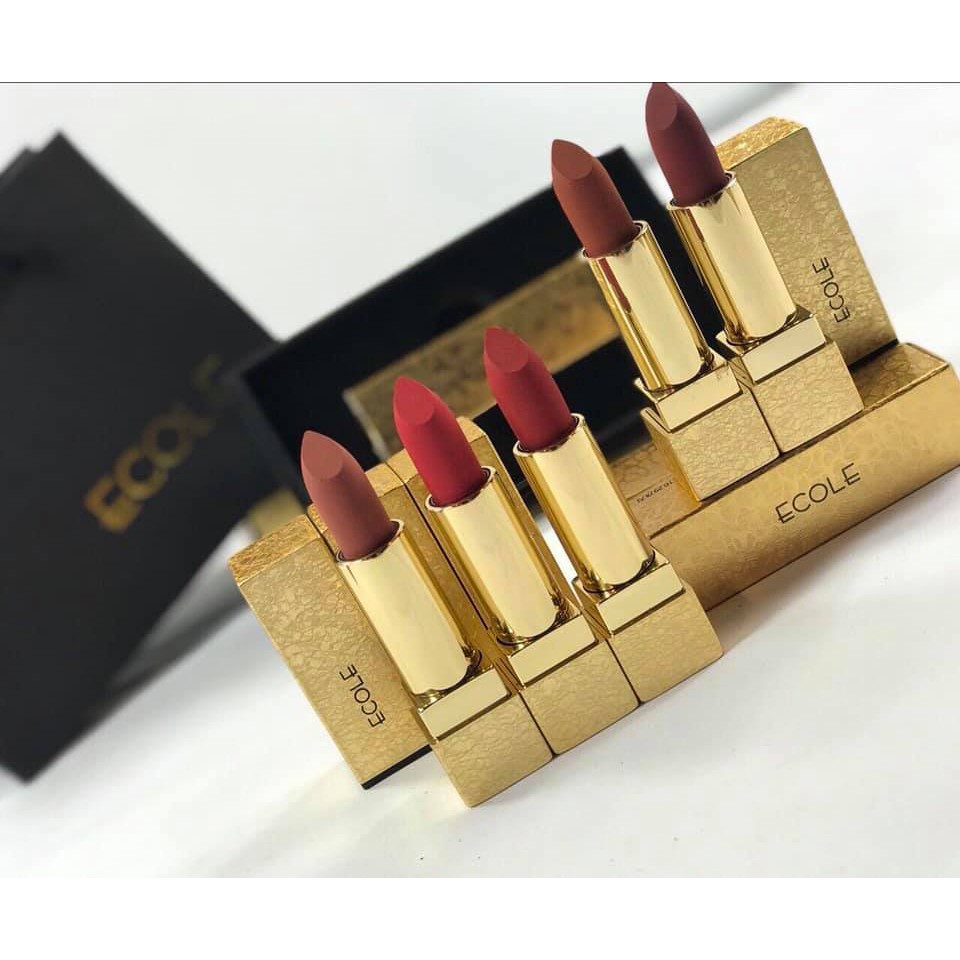 Son lì ECOLE Delight Lipstick phiên bản vỏ vàng