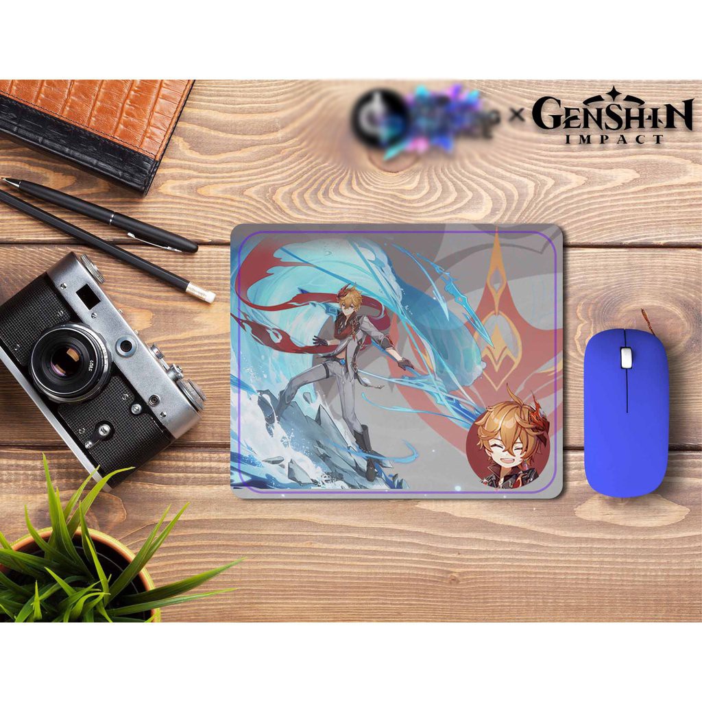 Miếng di chuột in hình nhân vật GENSHIN IMPACT ver CHIÊU THỨC anime chibi kê chuột lót chuột