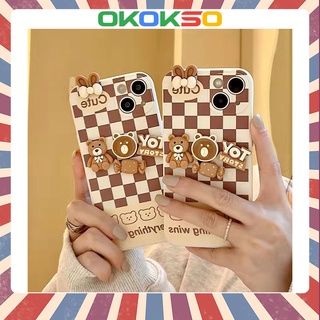 Ốp điện thoại chống rơi hình gấu thích hợp cho Oppo Reno6 5G/6pro/6pro+/5/5pro/4pro/2F/A52/A72/A92/A83/A31/F11/F9/F9pro