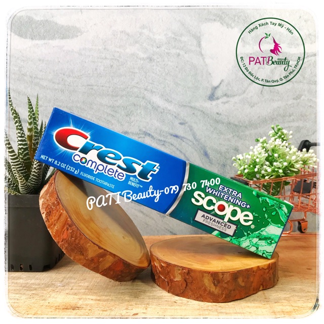 🇺🇸❌Kem đánh răng Crest Complete Extra Whitening Scope Mỹ❌🇺🇸