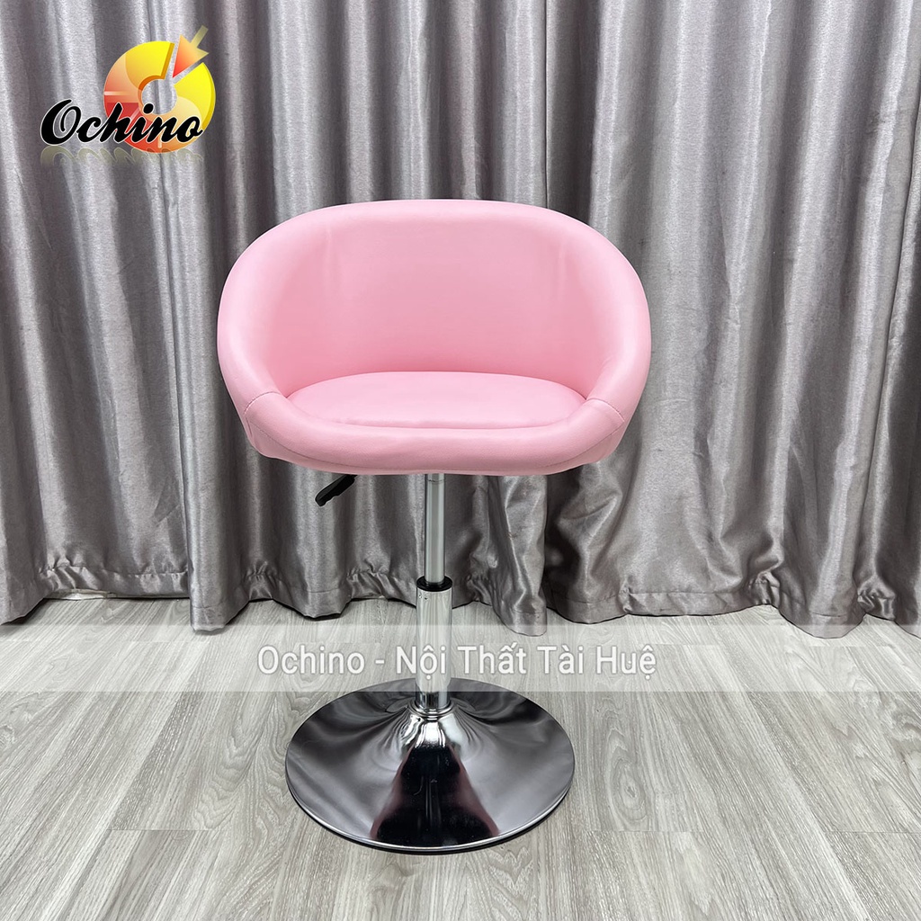 Ghế Ngồi Trang Điểm, Ghế Xoay Văn Phòng Mẫu Da Liền Tay Êm Ái Và Hiện Đại Chân Thấp 30-50 Cm Và Xoay 360 Độ (Đủ Màu)