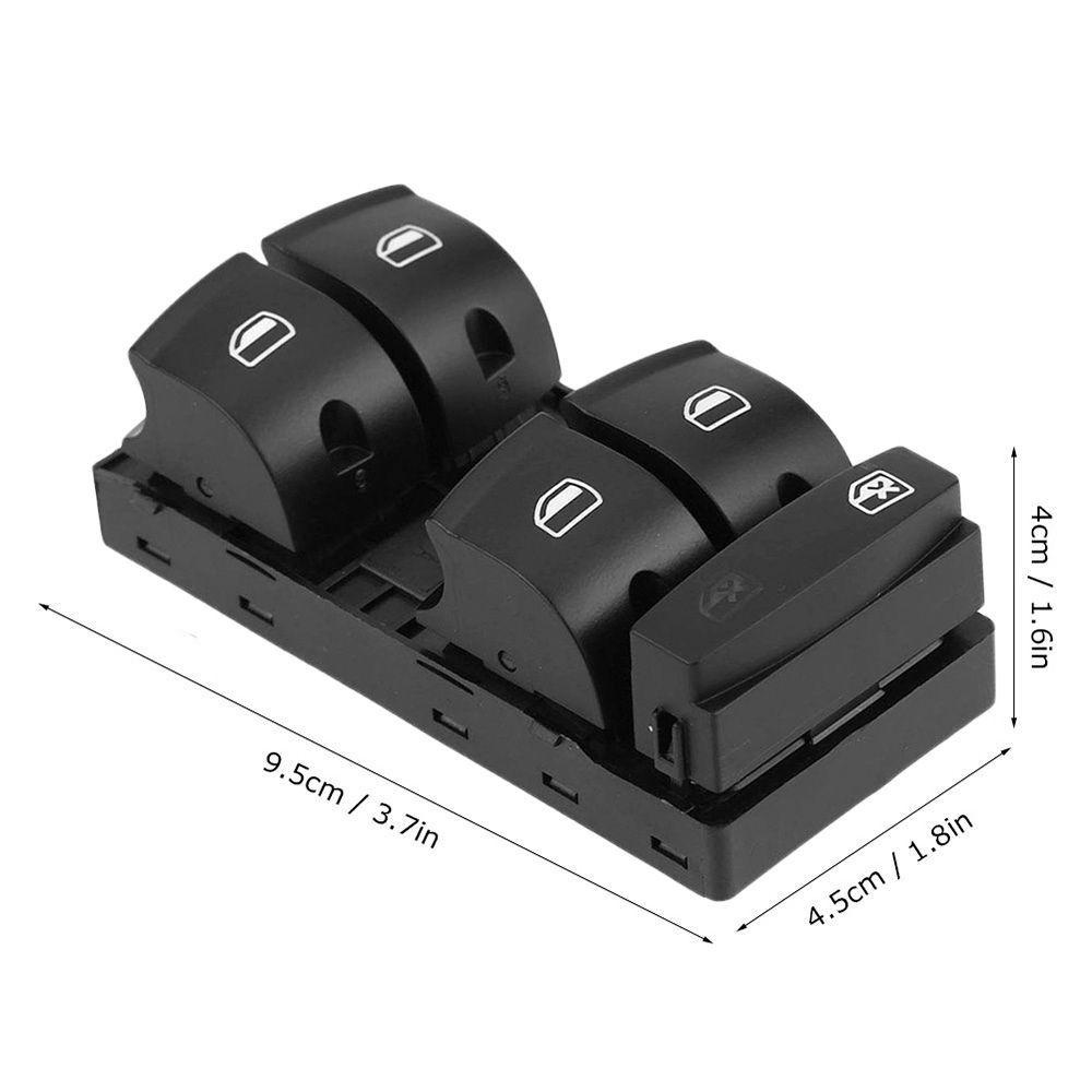 Công Tắc Cửa Sổ MYRONGVN Master 8E0 959 851 8E Chất Lượng Cao0959851 Phụ Kiện Phía Trước Bên Trái Chuyên Dụng Cho Xe Hơi Audi A4 B6 B7 2000-2007