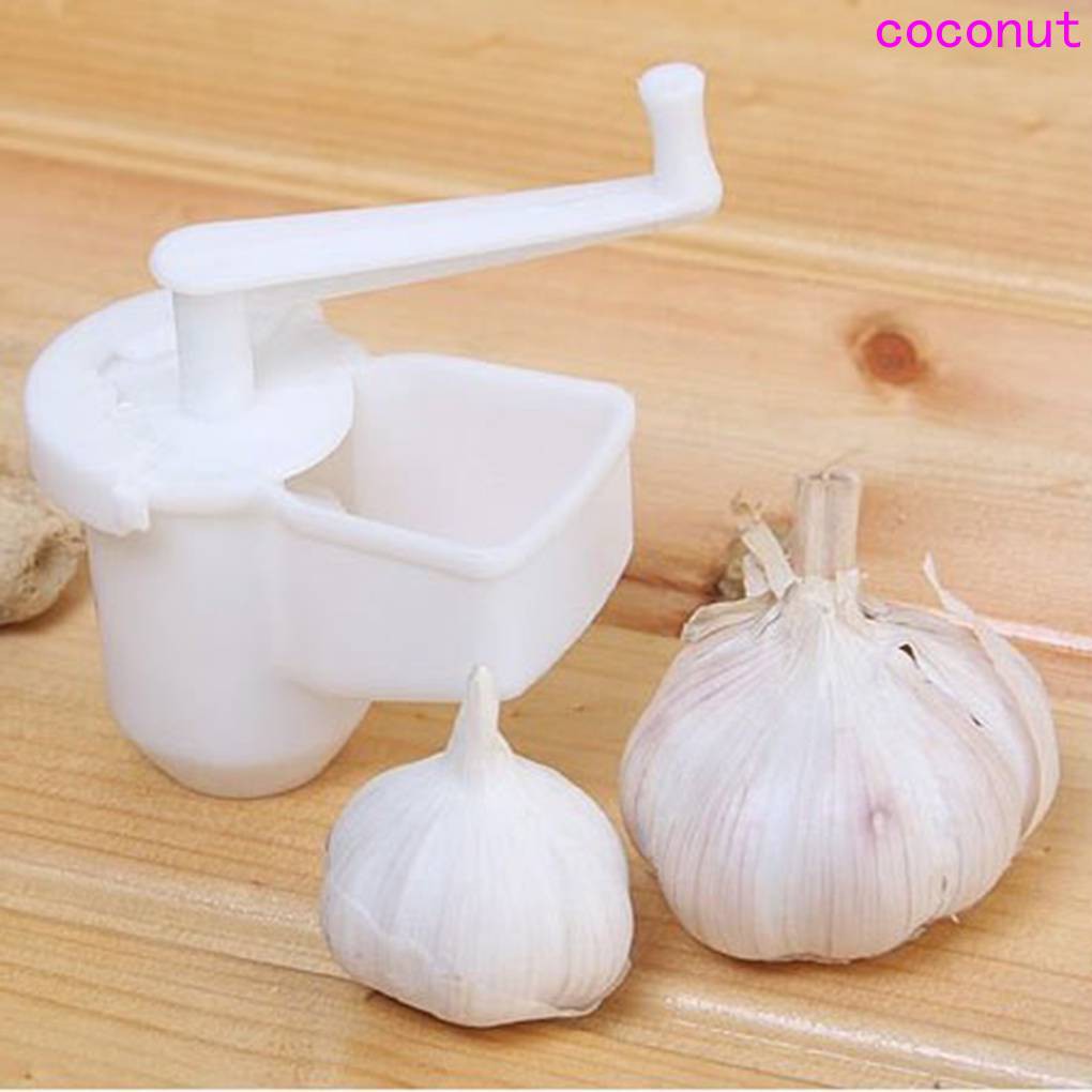 Multifunctional Garlic Ginger Crusher Grinder Manual Press Rotate Kitchen Gadget Tools Accessory Home Supplies