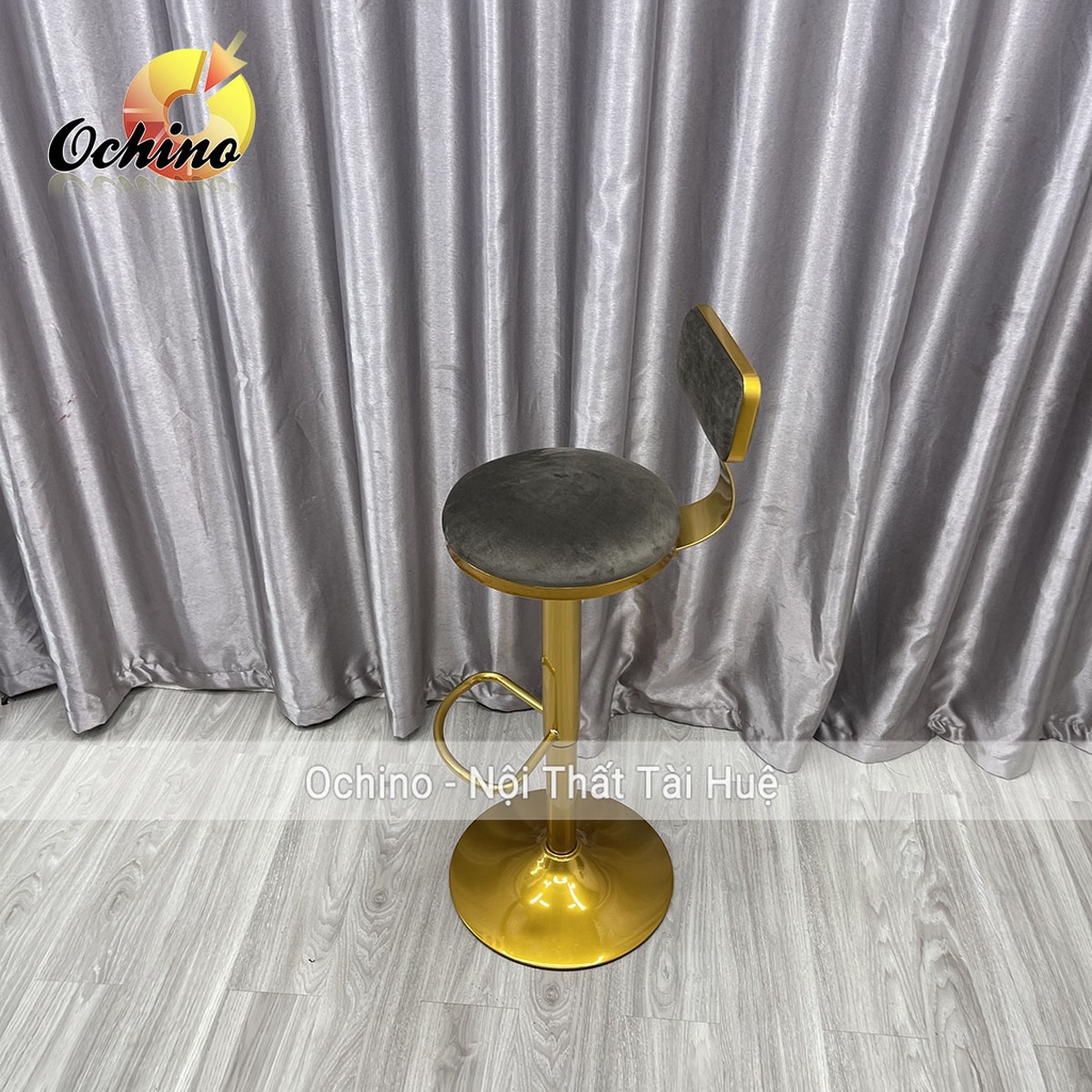 Ghế Trang Điểm, Ghế Makeup Chân Vàng K1 Sang Trọng ( Hàng Có Sẵn)