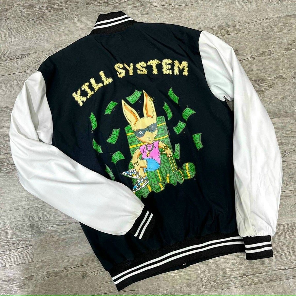 &lt;HOT&gt; Áo khoác dù bomber nam nữ unisex form rộng vải 2 lớp chất xịn, dày dặn, y ảnh phong cách hàn quốc (chotien)