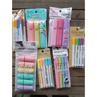 Bút đánh dấu Daiso Hàn Quốc bán theo set