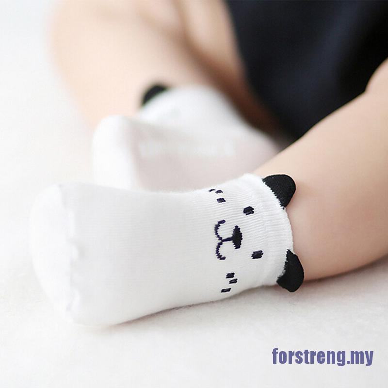 Vớ Cotton Họa Tiết Hoạt Hình Dễ Thương Cho Bé Sơ Sinh