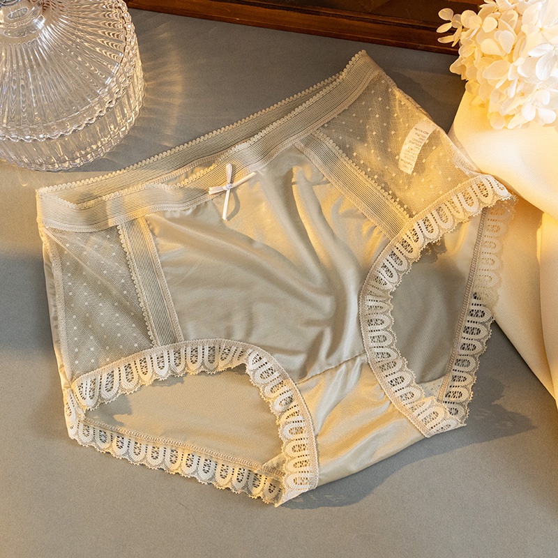 Set 4 Quần Lót Ren Lưng Thấp Quyến Rũ Cho Nữ MM3708