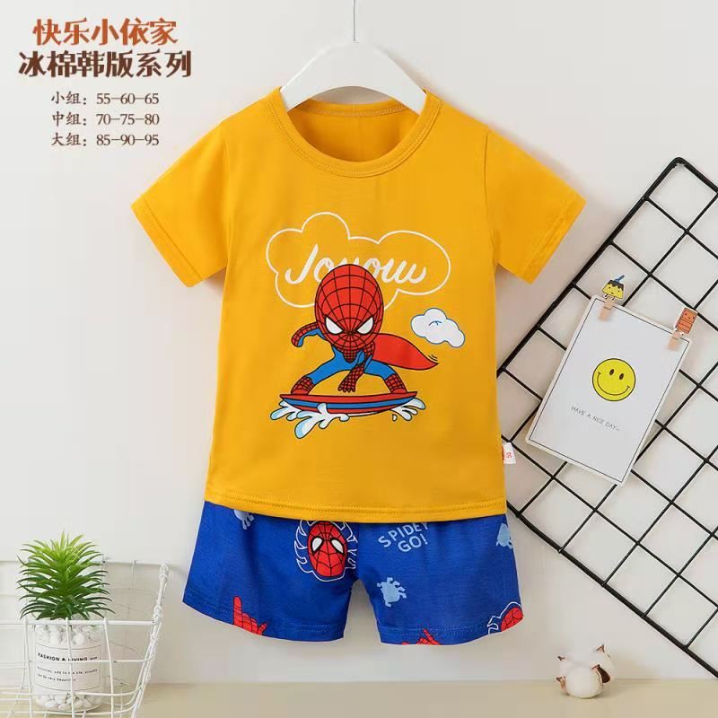 Đồ Bộ Cotton Xuất Hàn hình siêu nhân (7-26kg)