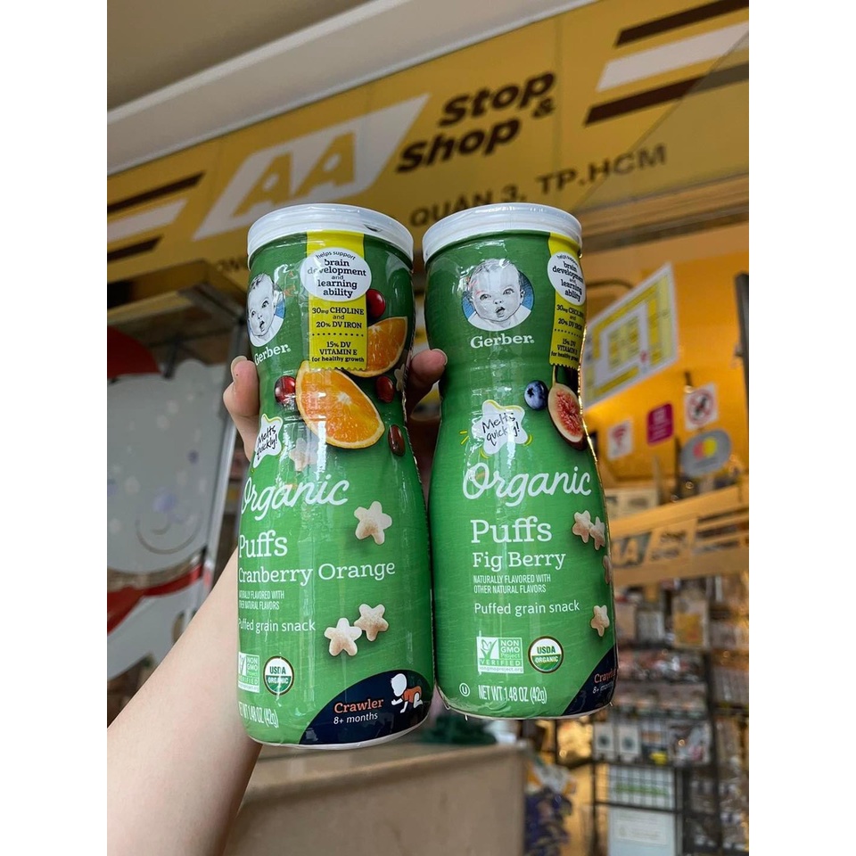 BÁNH ĂN DẶM GERBER MỸ