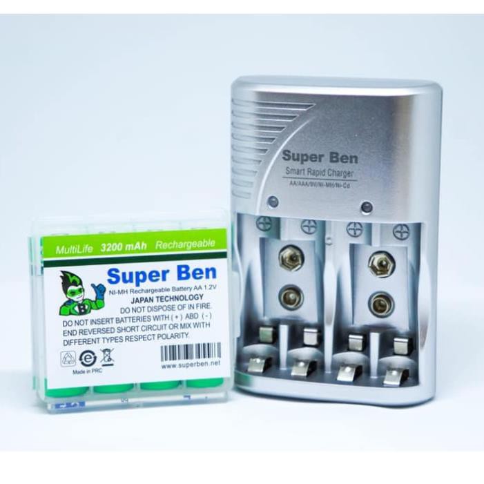BÁN CHẠY--Bộ sạc Pin AA/AAA Super