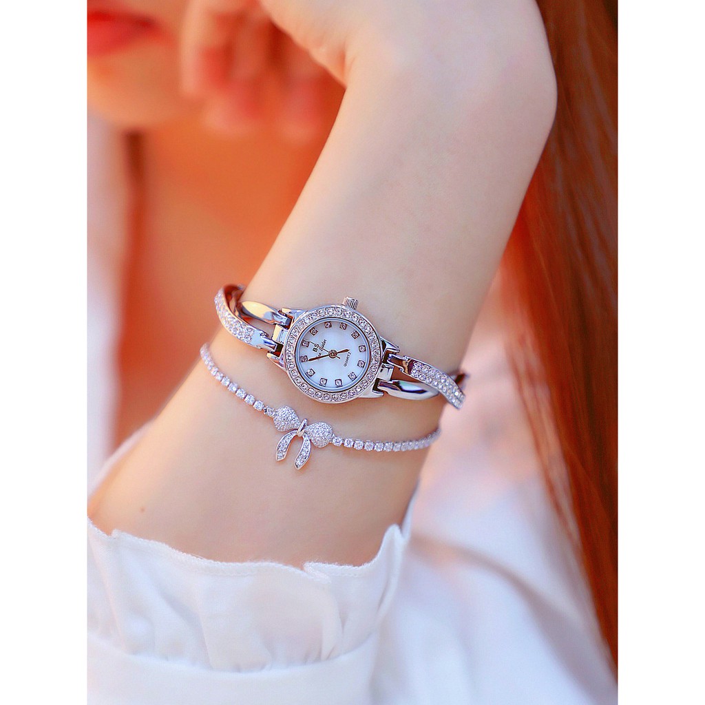 [Mã FAMAYFA2 giảm 10K đơn 50K] Đồng hồ nữ Bee Sister 1531 chính hãng dây dạng lắc dễ thương | BigBuy360 - bigbuy360.vn