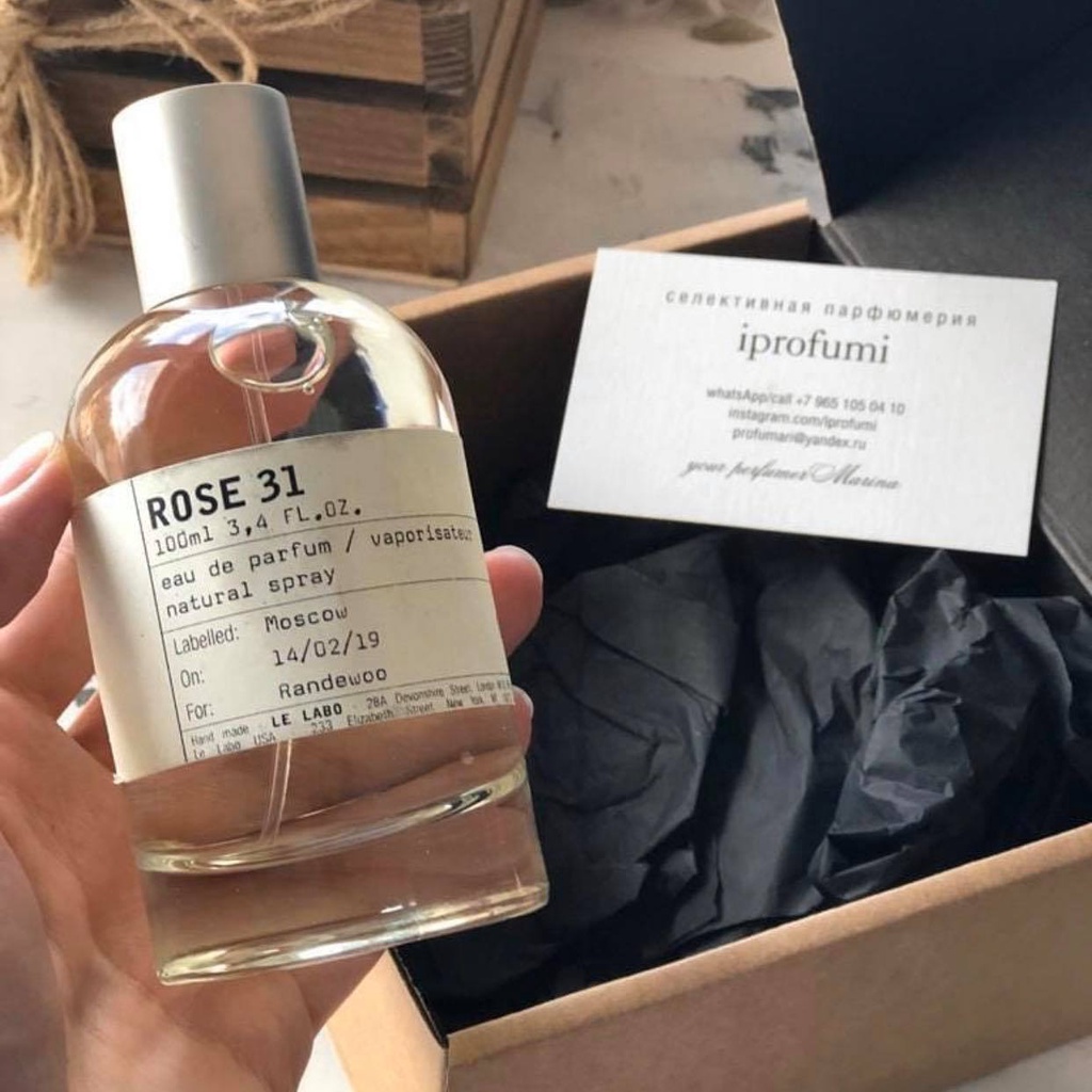 Nước hoa rose 31 dung tích 100ml hương mát dịu thơm lâu