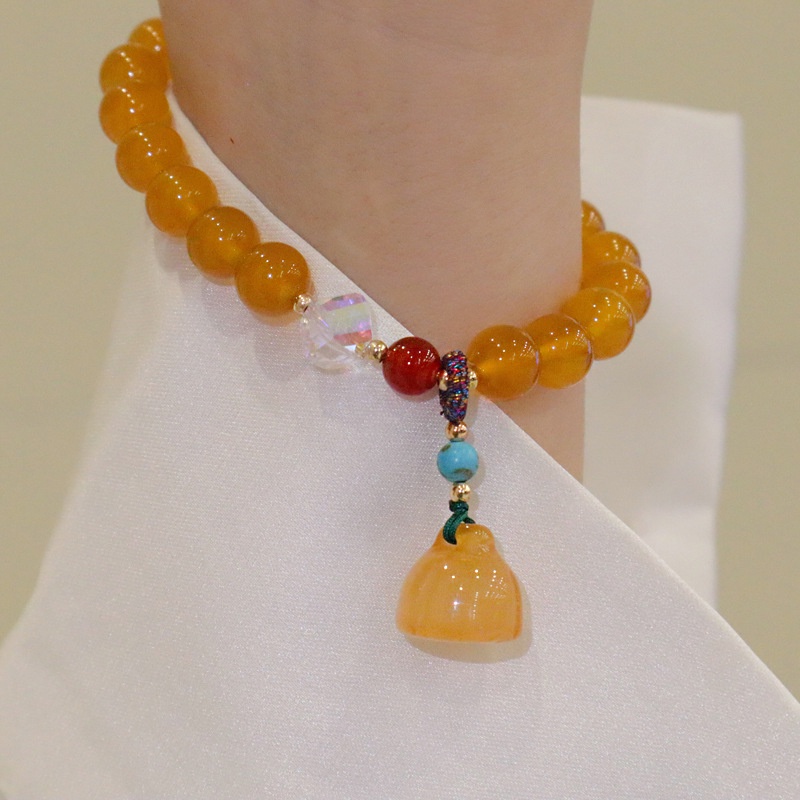 Hàng Mới Về [Hàng Mới Về] Vòng Đeo Tay Mã Não Phong Cách Mới