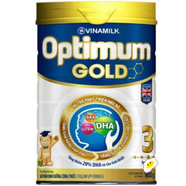 Sữa optimum gold 3 900g của vinamilk