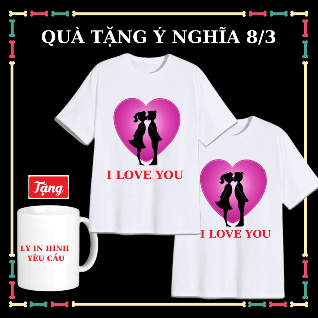 Áo cặp cho nam nữ,đồ đôi, đồng phục cặp thun cot ton co giãn đủ màu sắc
