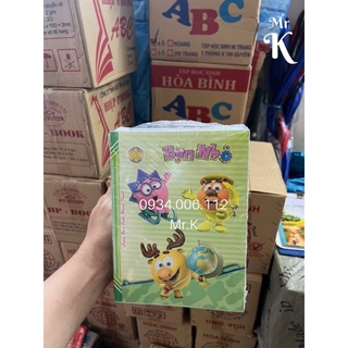 LỐC 10 CUỐN TẬP BẠN NHỎ HOÀ BÌNH ĐL 100gsm 96 TRANG 4ÔLY/5ÔLY