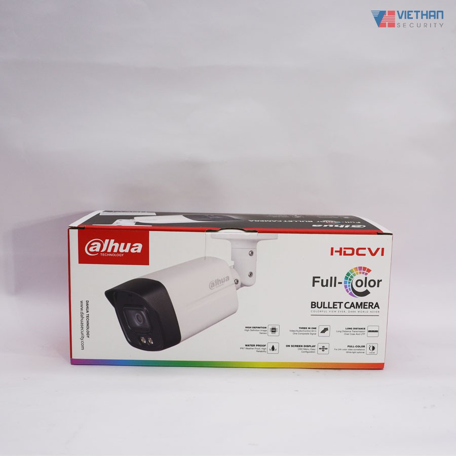 Camera HDCVI 2MP Full Color DAHUA DH-HAC-HFW1239TLMP-LED - Hàng chính hãng