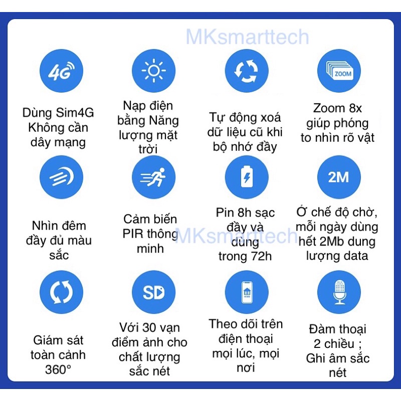 Camera giám sát dùng Sim 4G - Năng lượng mặt trời | BigBuy360 - bigbuy360.vn