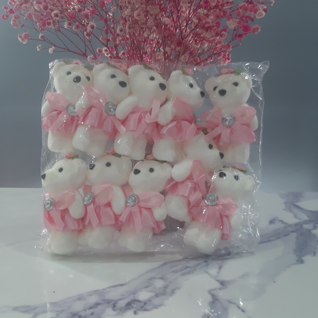 Gấu Bông Xốp Trang Trí Hộp Quà, Bó Hoa Dễ Thương - Sohan Food