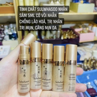 Tinh chất Nhân Sâm Sulwhasoo Concentrated Ginseng Renewing Serum❤️CHUẨN AUTH 100%❤️chống nhăn-nâng cơ-trẻ hoá làn da 5ml