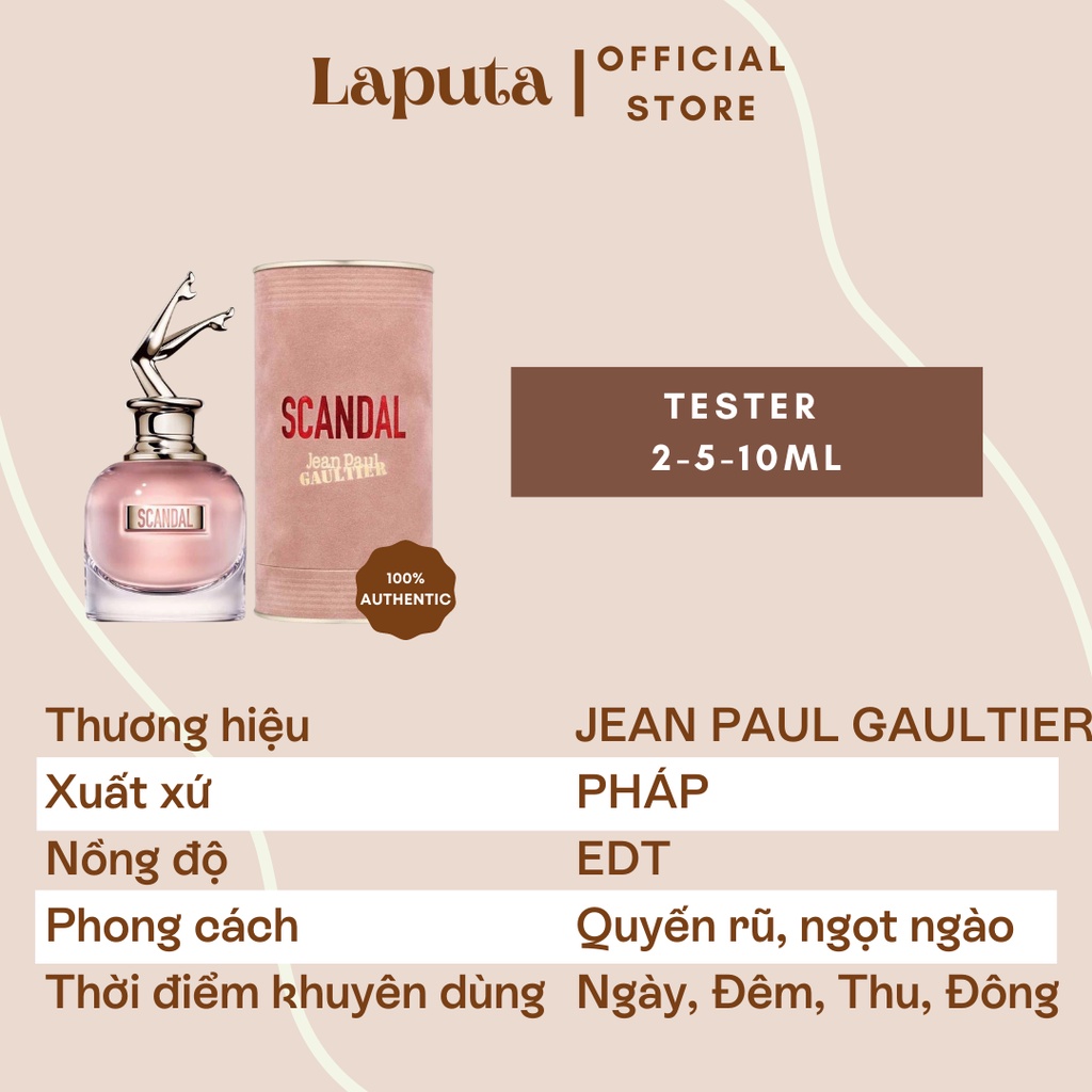 Nước Hoa Nữ Jean Paul Gaultier Scandal A Paris EDT