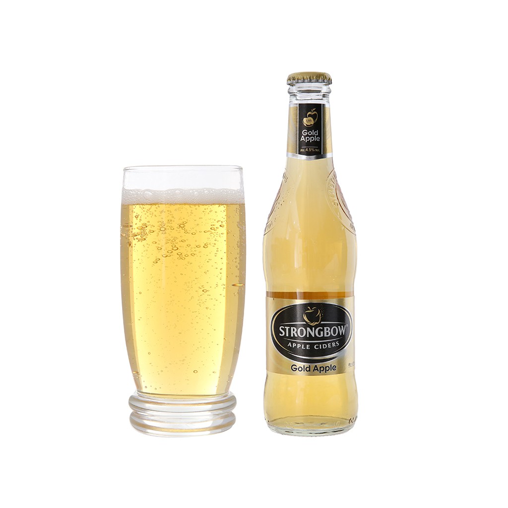 [ EXP:2022-05-21 ] Thùng 24 chai Strongbow gold 330ml/chai