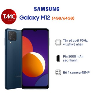 Điện Thoại Samsung Galaxy M12 (4GB/64GB) - Hàng Chính Hãng