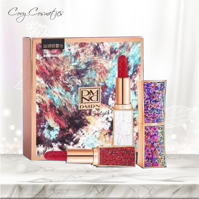 Set 3 Thỏi Son Lì Đính Đá Lấp Lánh DMDN Star Color Spotlight Velvet Lipstick
Nội Địa Trung