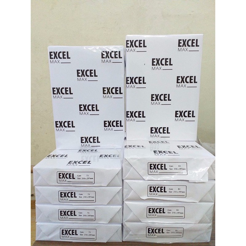 Giấy A4 excel định lượng 70gms