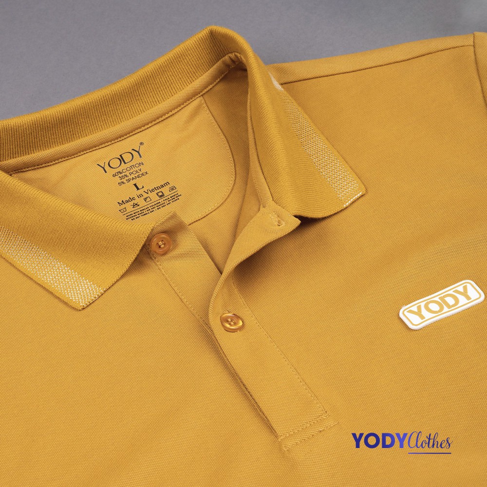 Áo polo YODY nam cổ bẻ, trắng trơn,vải cotton cá sấu, áo phông cô bẻ cao cấp APM3299 | BigBuy360 - bigbuy360.vn