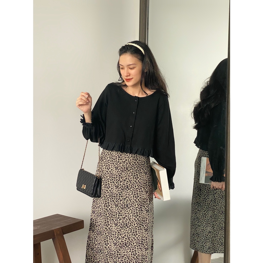 ÁO CHÂN BÈO TAY REN_AT970