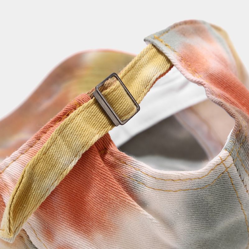 Mũ Lưỡi Trai Chất Liệu Cotton Thêu Màu Gradient Phong Cách Hiphop