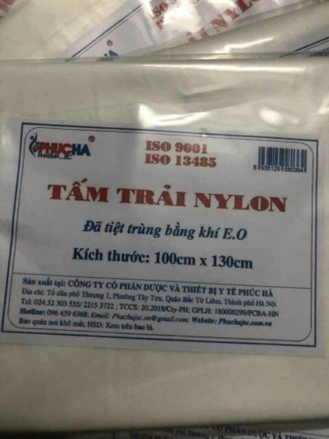 TẤM TRẢI NYLON DÙNG 1 LẦN