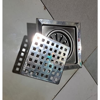 Phễu thoát sàn, hố ga thoát nước inox 304 pe32 phi 60
