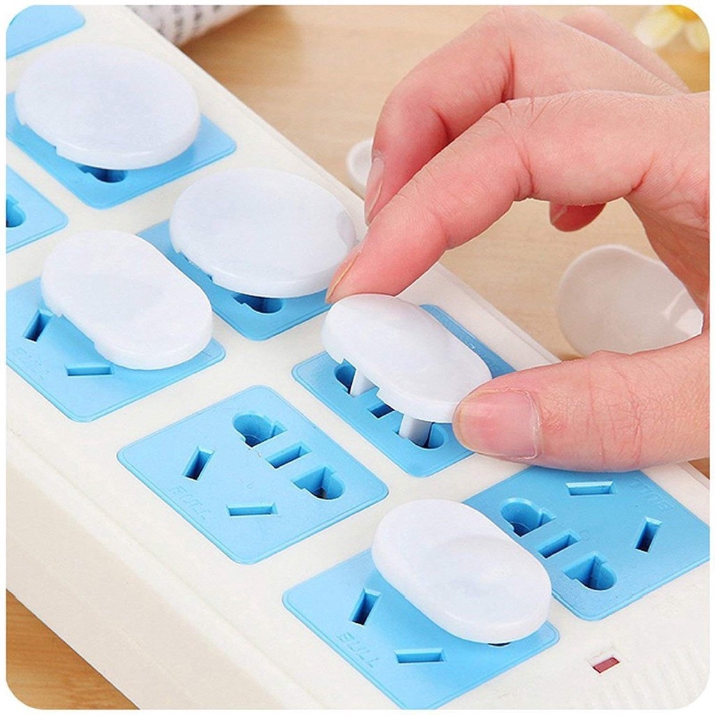 Set 20 Nút Bịt Ổ Cắm Điện Bảo Vệ An Toàn Cho Bé