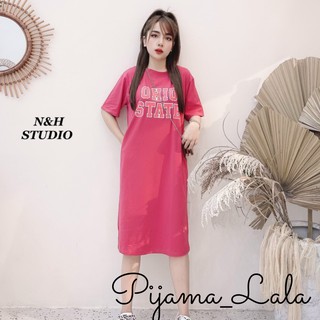 Váy Mặc Nhà Dáng Suông Cotton Mùa Hè Rộng Rãi Thoáng Mát 👗 Có túi sườn