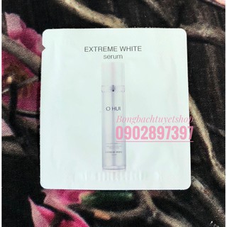 Gói Sample Tinh Chất Ohui Dưỡng Trắng Da, Mờ Sạm Nám và Chống Lão Hóa - Serum Ohui Extreme White Snow Vitamin 1ml/gói