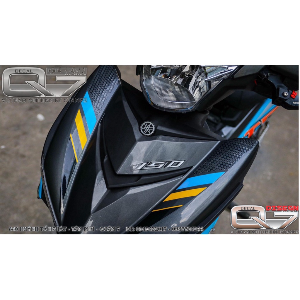 Tem Rời EXCITER 150 XANH ĐEN