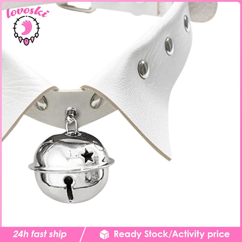 Vòng Cổ Choker Da PU Hóa Trang Rock Thời Trang Cho Nữ