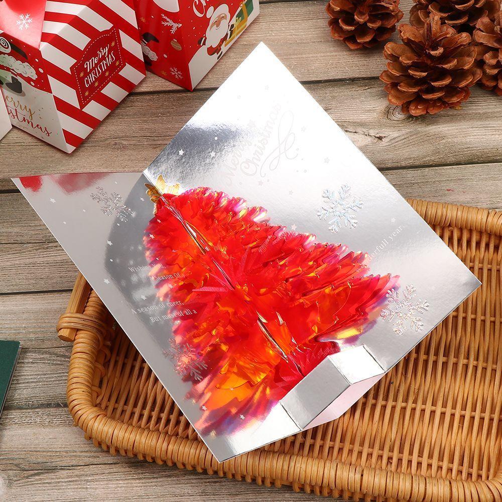 Thiệp Giáng Sinh 3D Thủ Công Dùng Để Trang Trí