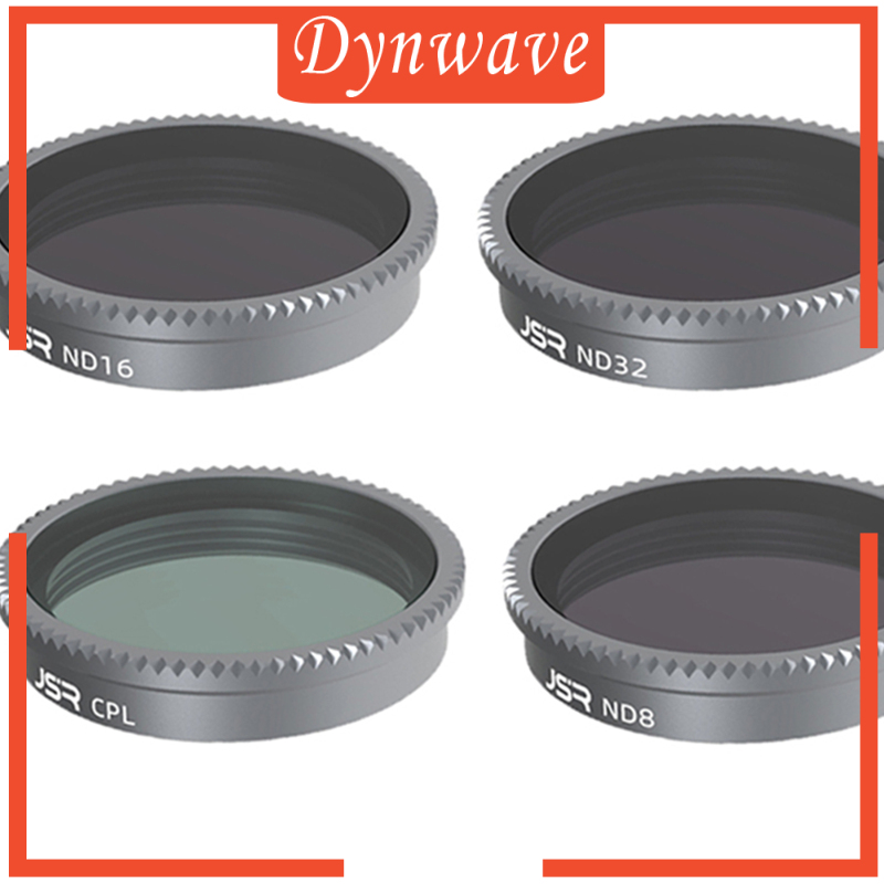 [DYNWAVE]4 Pieces Lens Filters ND8 ND16 ND32 ND64 Replaces for Insta360 GO 2 Premium