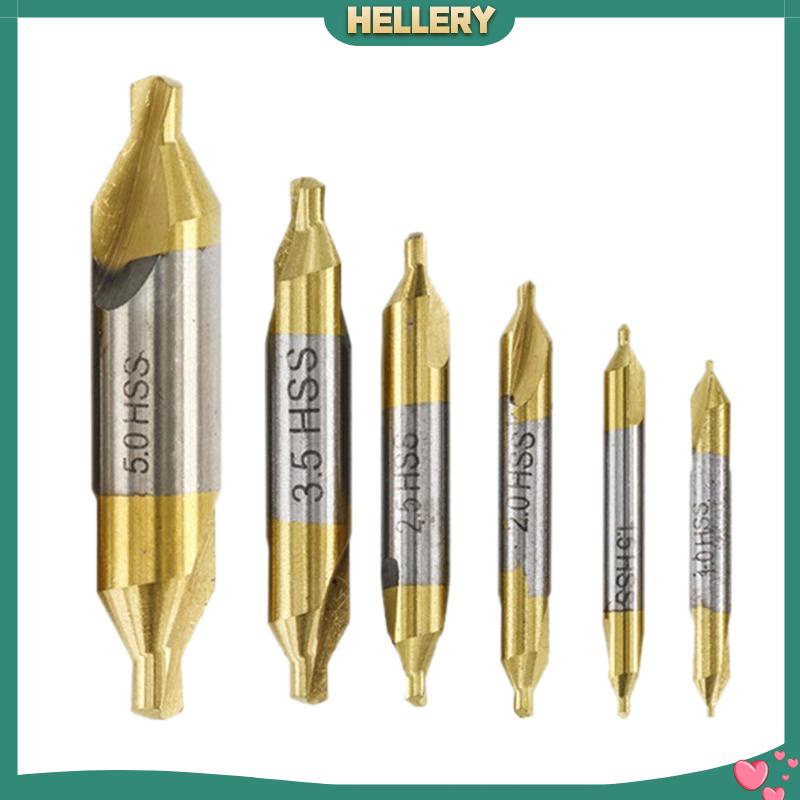 Set 6 Mũi Khoan Trung Tâm HSS Bền Bỉ Chuyên Dụng