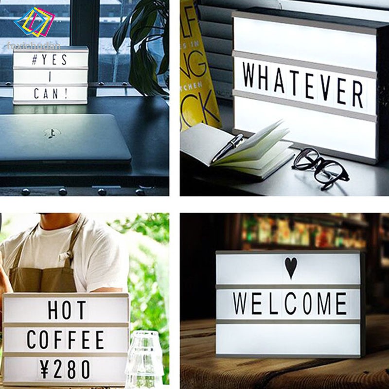 Bảng đèn LED chữ cái tự sáng tạo thông điệp ý nghĩa | BigBuy360 - bigbuy360.vn