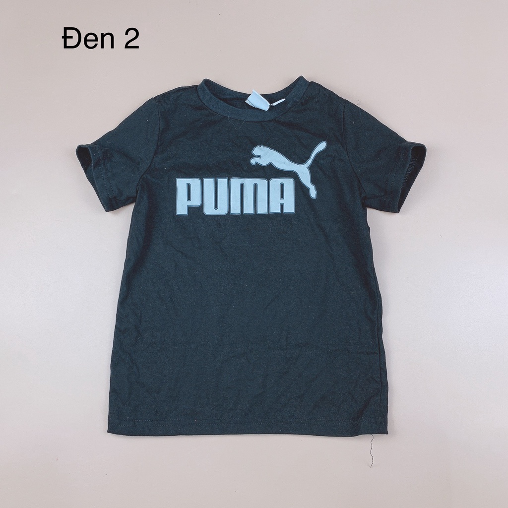 Áo cotton Puma màu đen bé trai 3m-7y